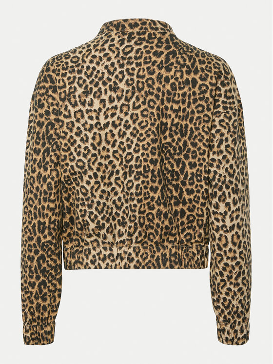 Pieces Pieces Bunda bomber Salume 17156456 Hnědá Regular Fit