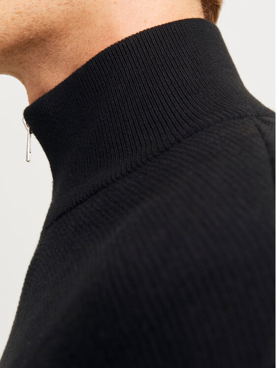 Jack&Jones Jack&Jones Megztinis Milano 12259664 Juoda Relaxed Fit