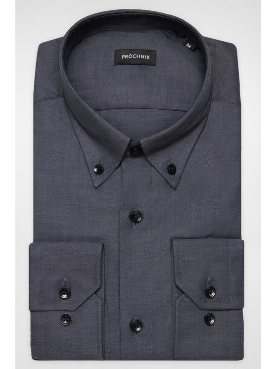 Próchnik Próchnik Koszula PM48 KO073224000045 Szary Slim Fit