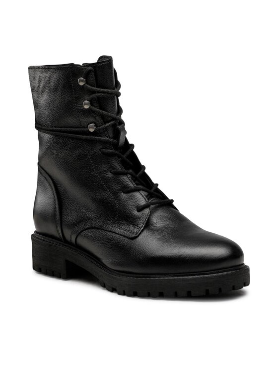 Trappers Geox D Hoara H D26FTH 00046 C9999 Negru