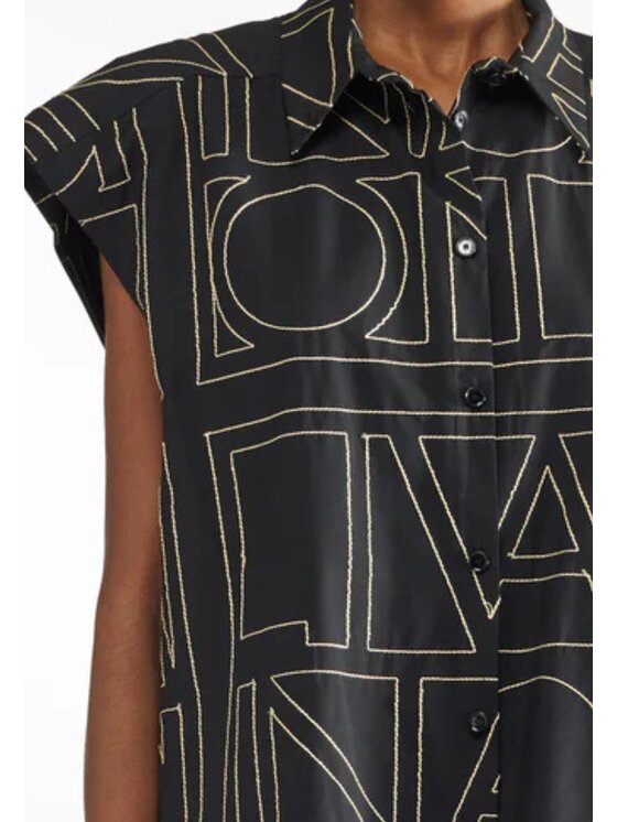 Liviana Conti Liviana Conti Blusa f5sk85 Nero Regular Fit