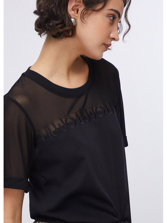 Liu Jo Liu Jo T-shirt TA6277JS92322222 Nero Regular Fit
