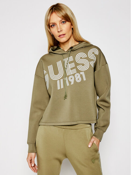 Felpa W1RQ69 K7UW2 Verde Oversize