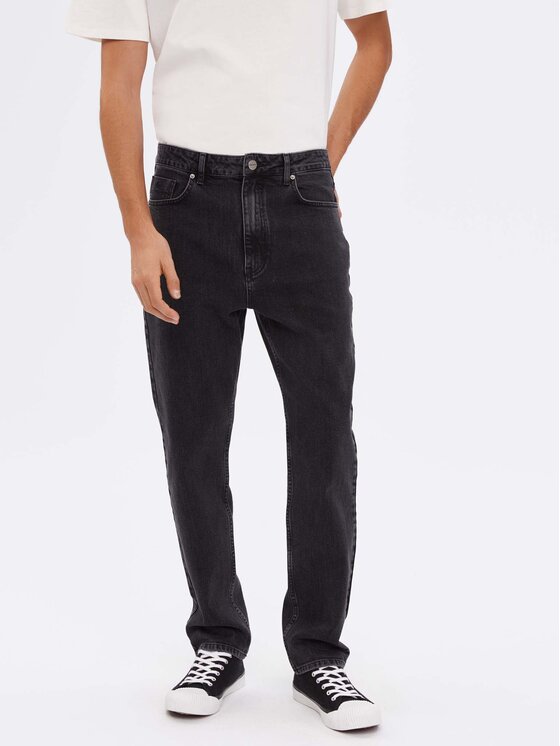 Jeans Montevideo Nero Tapered Leg
