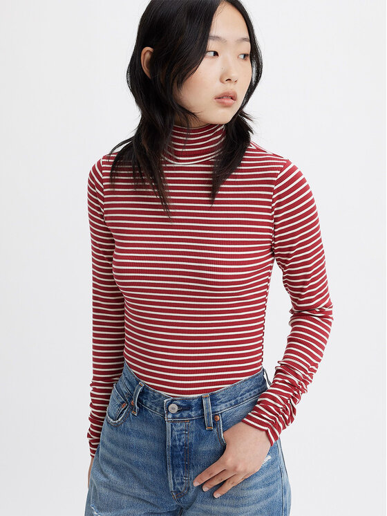 Levi's® Levi's® Bluză cu gât A6888-0003 Roz Slim Fit