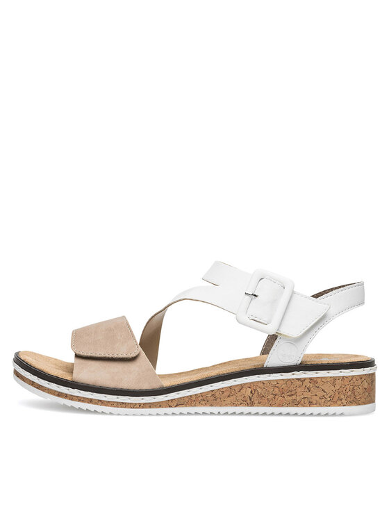 Rieker Rieker Sandalen V3660-60 Beige
