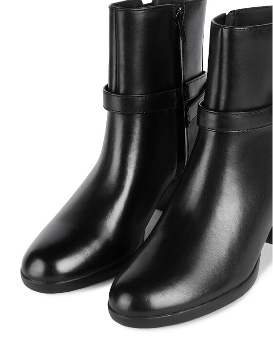 Geox Geox Čizme D Walk Pleasure 55 D46XBA 00043 C9999 Crna