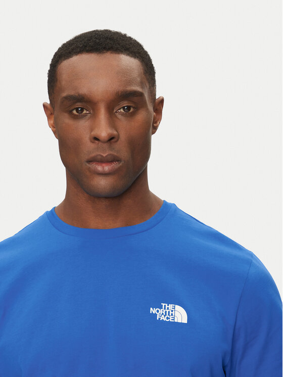The North Face The North Face T-Shirt Simple Dome NF0A87NG Niebieski Regular Fit