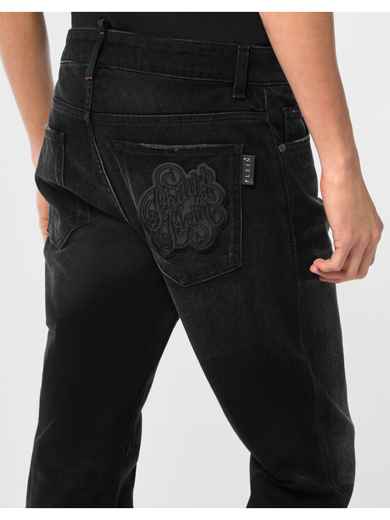 PHILIPP PLEIN PHILIPP PLEIN Jeansy 24523 Czarny Straight Leg