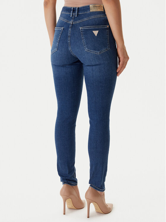 Guess Guess Blugi W5BA28 D0793 Albastru Skinny Fit