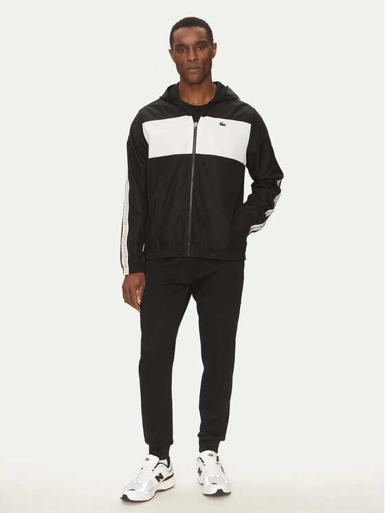Lacoste Lacoste Μπουφάν μεταβατικό BH8972 Μαύρο Regular Fit
