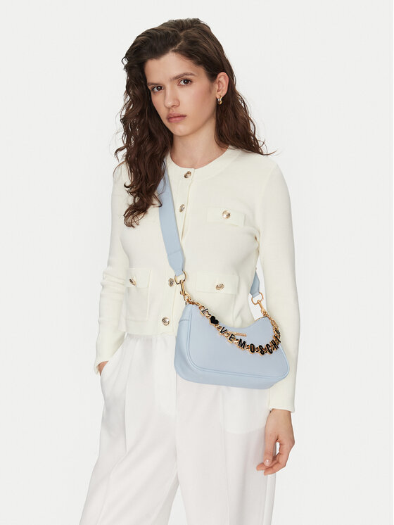 LOVE MOSCHINO LOVE MOSCHINO Дамска чанта JC4070PP1ML1371A Светлосин