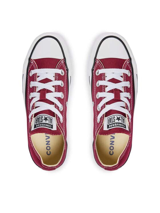 Converse Converse Plátenky Chuck Taylor All Star Ox M9691C Bordová