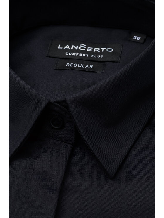 Lancerto Lancerto Koszula Dionisia Regular Czarna KO073126000014 Czarny Regular Fit