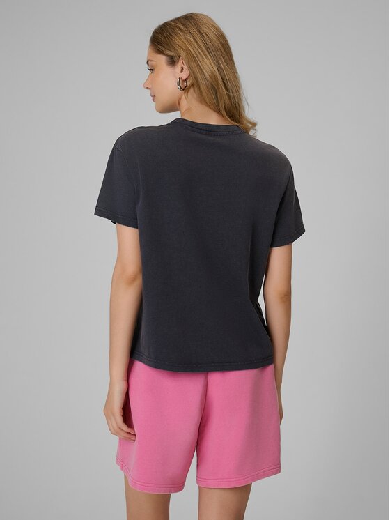 4F 4F T-Shirt 4FRSS26TTSHF4517-20S Czarny Relaxed Fit