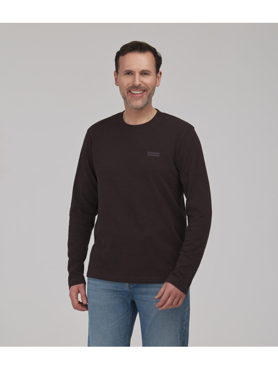 Lee Cooper Lee Cooper T-Shirt MARTIN Brązowy ciemny Regular Fit