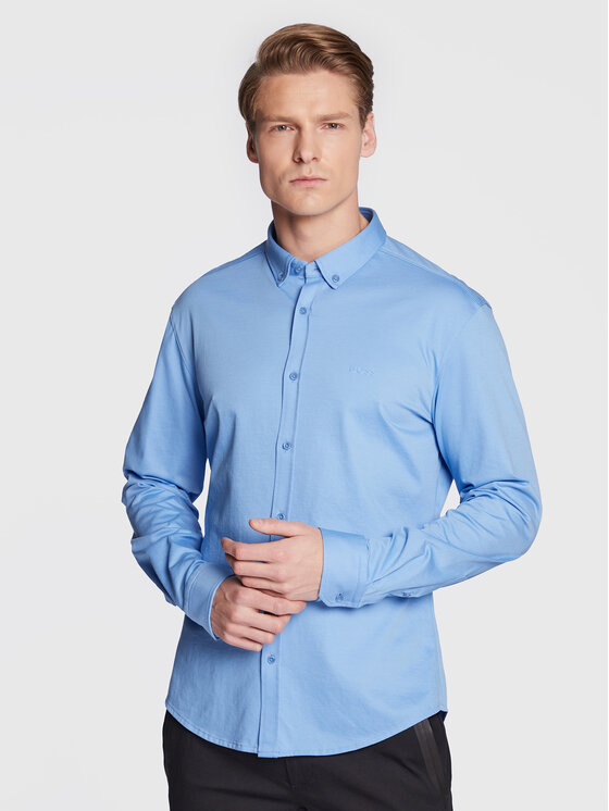 Boss Hemd Biador 50477289 Blau Regular Fit Modivode 1868