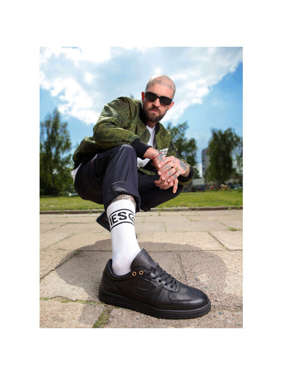 Zooksy Zooksy Skarpety wysokie unisex Nineties Biały