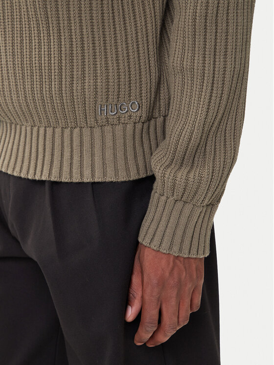 HUGO HUGO Pulover Srigg 50547002 Bej Relaxed Fit