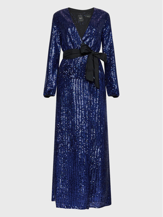 PINKO Pinko Abendkleid Germanico 1G18C1 Y4Y2 Violett Regular Fit