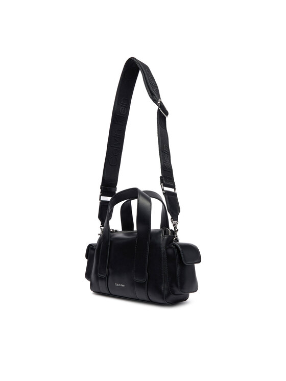 Calvin Klein Calvin Klein Kabelka Webbing Strap Pocket Bag LV04F3291G Černá