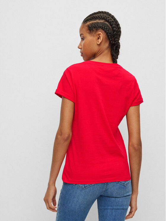 HUGO Hugo T-shirt Redlabel 50456008 Ružičasta Slim Fit