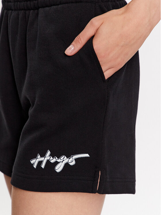 HUGO Hugo Sportovní kraťasy Nashari 50486319 Černá Regular Fit