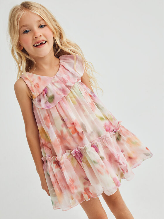 Abel & Lula Abel & Lula Елегантна рокля 5043 Розов Regular Fit