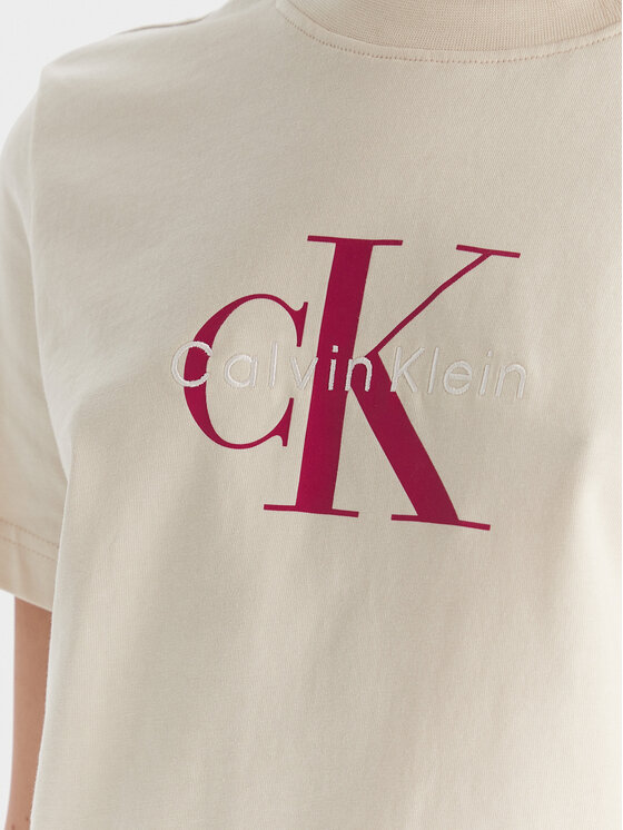 Calvin Klein Jeans Calvin Klein Jeans T-Shirt Hero LV047B865G Béžová Regular Fit