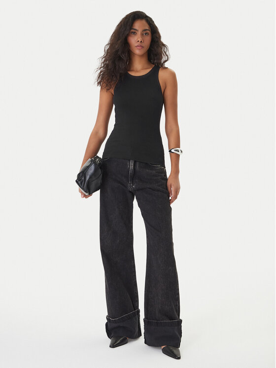 BOSS BOSS Top C_Eplie 50553479 Černá Slim Fit