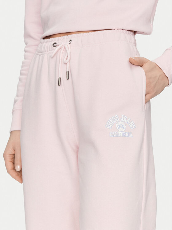 Guess Jeans Guess Jeans Pantaloni da tuta W5RB63 K68I4 Beige Regular Fit