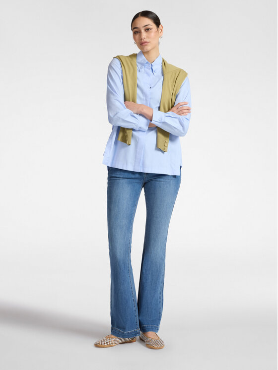 Elena Mirò Elena Mirò Jeansy P530P000412N024 Niebieski Flare Fit