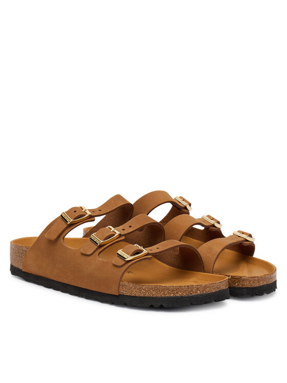 Birkenstock Birkenstock Nazouváky Florida Fresh Tonal Footbed 1031867 Hnědá