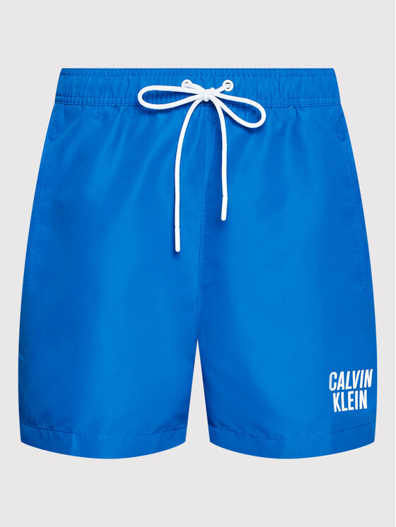 Calvin Klein Swimwear Calvin Klein Swimwear Szorty kąpielowe KM0KM00702 Niebieski Regular Fit
