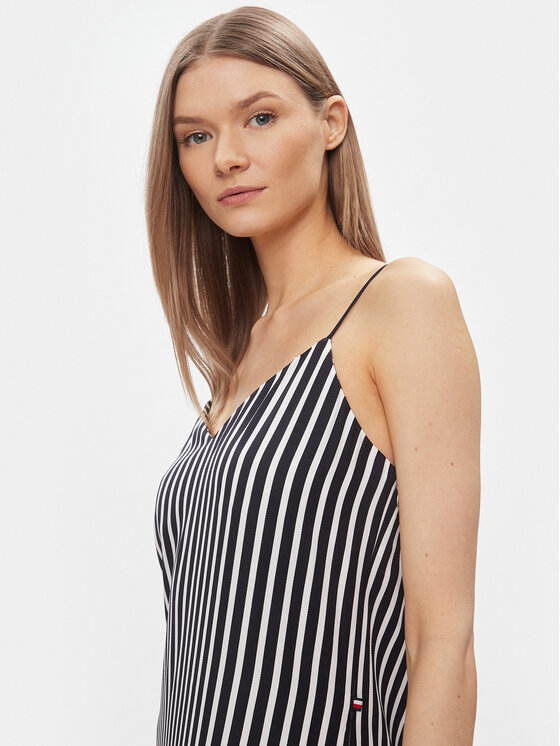 Tommy Hilfiger Tommy Hilfiger Ljetna haljina WW0WW41780 Tamnoplava Regular Fit