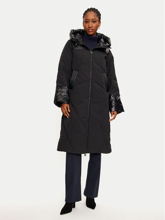 Rinascimento Rinascimento Pehelykabát CFC0118319003 Fekete Regular Fit