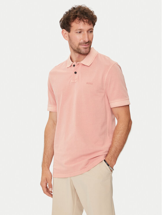 Boss Polo Prime 50507813 Rozā Regular Fit