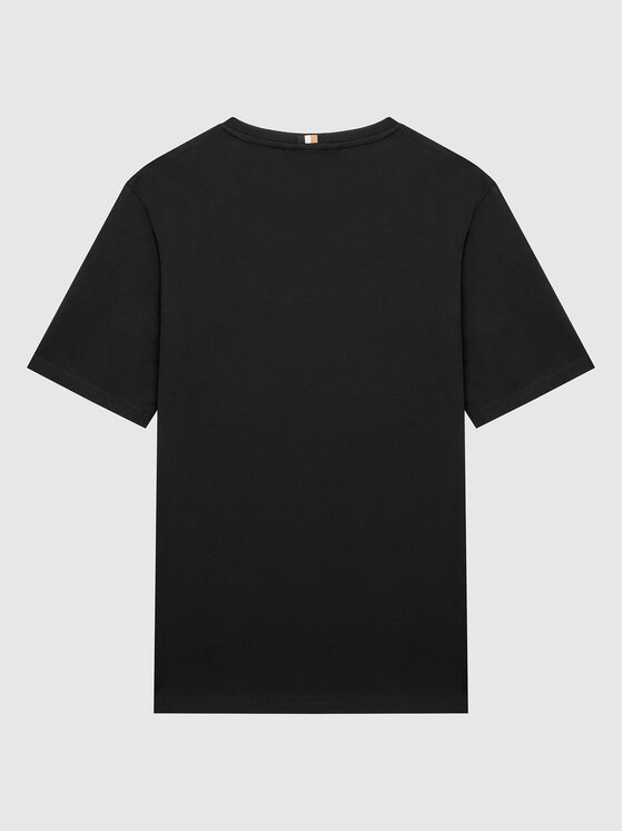 BOSS Boss T-Shirt J25M02 D Czarny Regular Fit