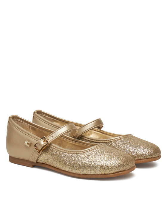 Tommy Hilfiger Tommy Hilfiger Μπαλαρίνες Ballerina T4A3-33930-0572 M Χρυσό