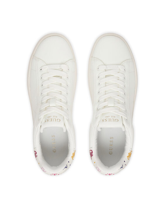 Guess Guess Sneakersy FLPE11 LEA12 Bílá