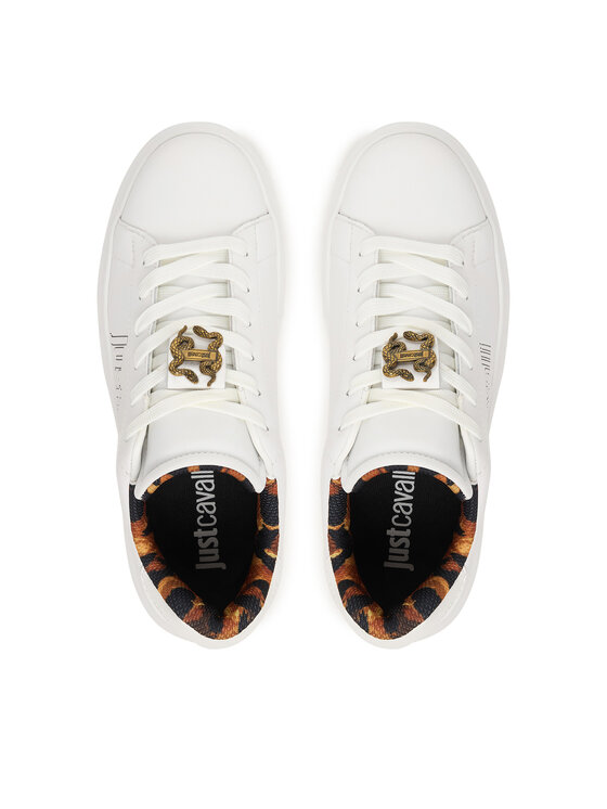 Just Cavalli Just Cavalli Sneakersy 80RA3SB3 ZPB99 Biały