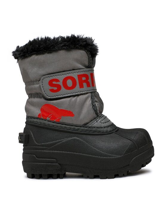 Cizme de zăpadă Sorel Childrens Snow Commander NC1960-052 Gri