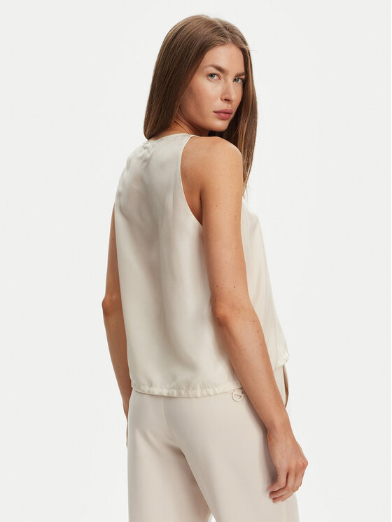 Marella Marella Felső Meana 2513161045 Ekru Regular Fit