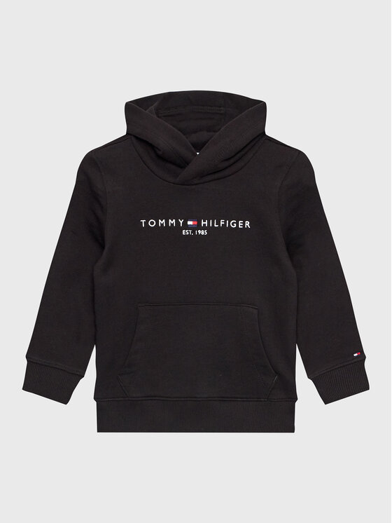 Tommy Hilfiger Tommy Hilfiger Pulóver Essential KS0KS00213 M Fekete Regular Fit