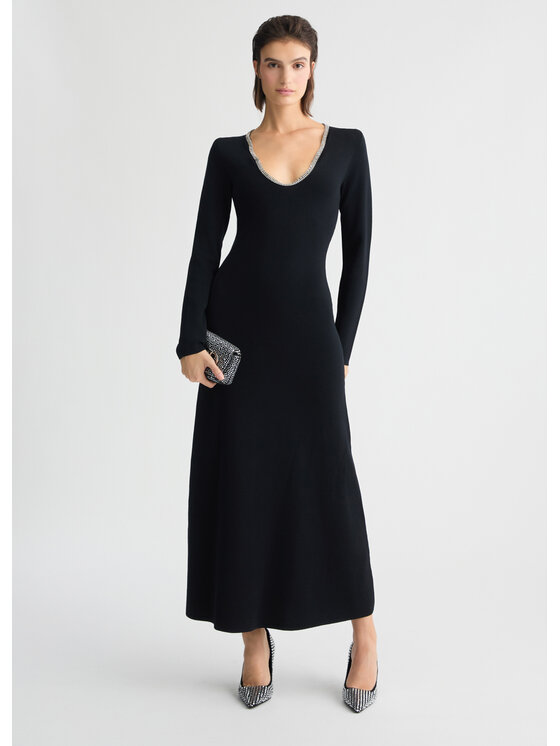 Liu Jo Liu Jo Vestito da giorno WA5039MS55N22222 Nero Regular Fit