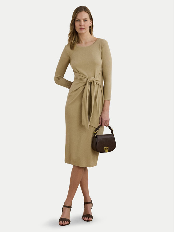 LAUREN RALPH LAUREN LAUREN RALPH LAUREN Každodenní šaty 200973598001 Béžová Slim Fit