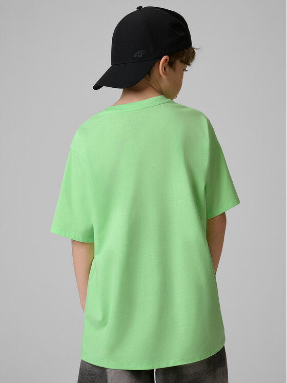 4F 4F T-Shirt casual Zielony Loose Fit