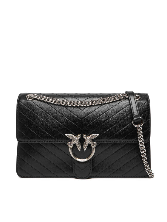 PINKO PINKO Handtasche Love One Light Classic AI 25-26 PLTT 106174 A2JC Schwarz