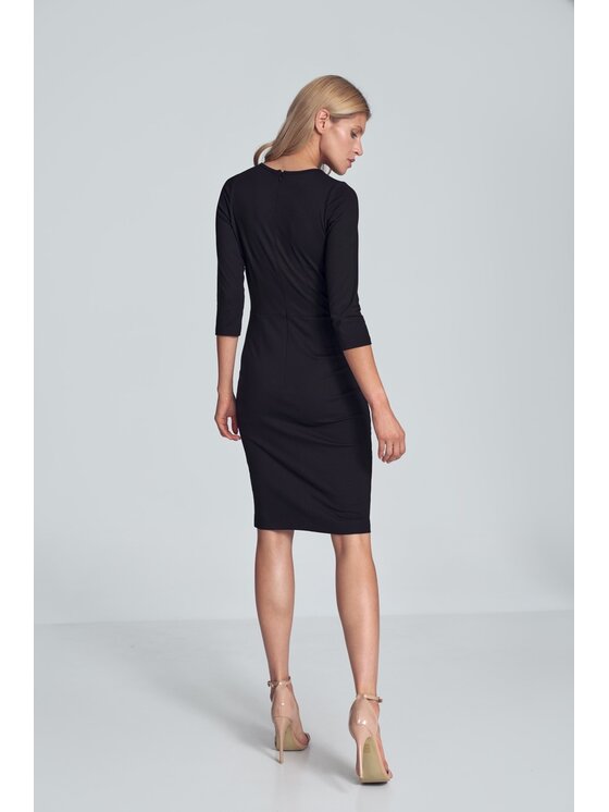 FIGL FIGLFIGL Vestito M715 Nero Slim Fit