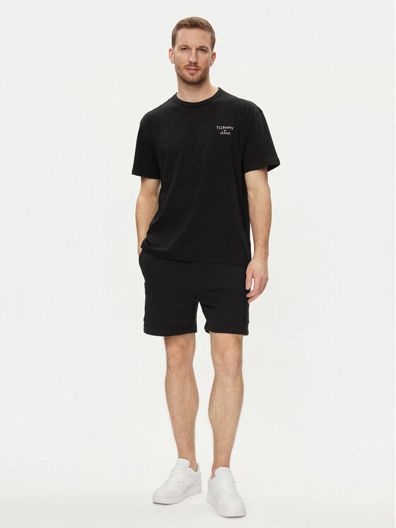 Tommy Jeans Tommy Jeans T-Shirt DM0DM18872 Černá Regular Fit